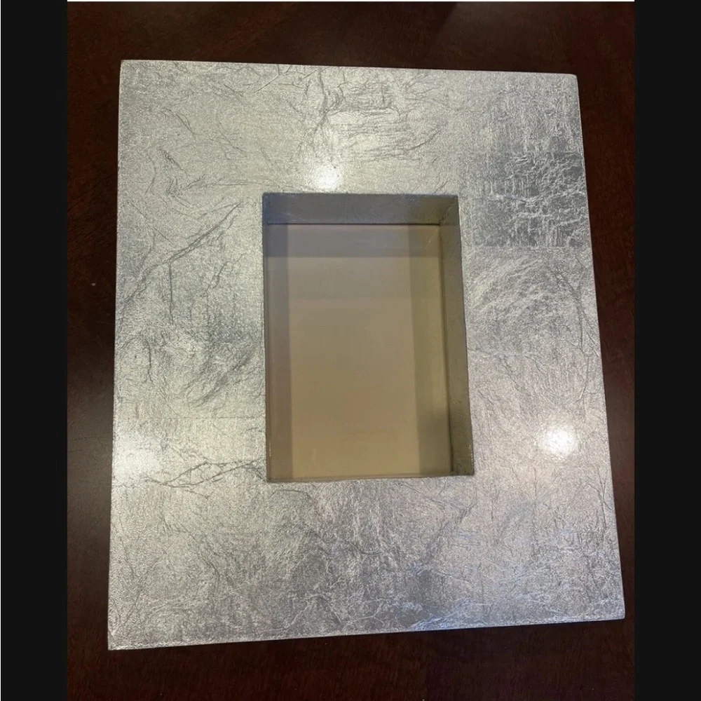 Z Gallerie Silver Textured Picture Frame
